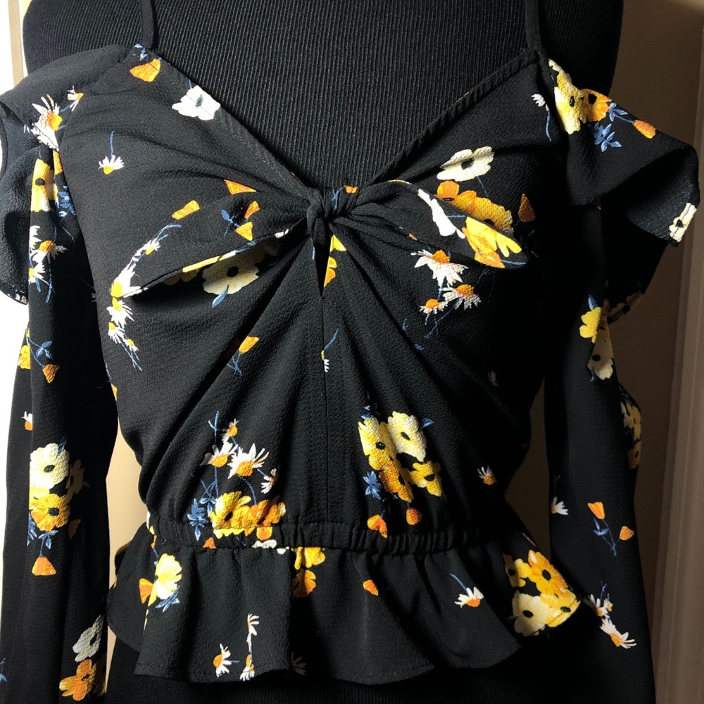 Floral Off The Shoulder Top